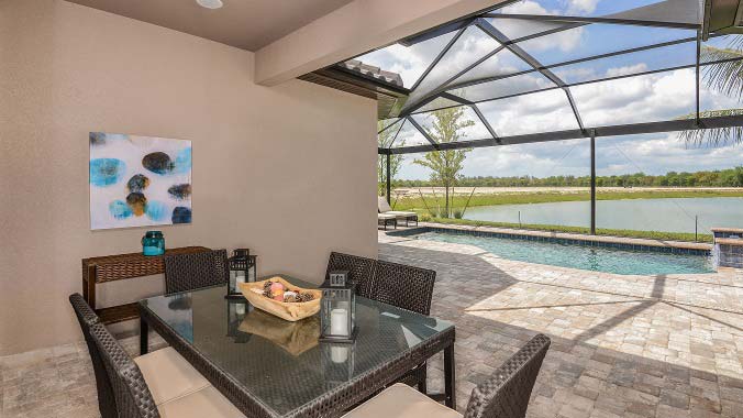 Pallazio Model in Oyster Harbor at Fiddlers Creek, Naples by Taylor Morrison
